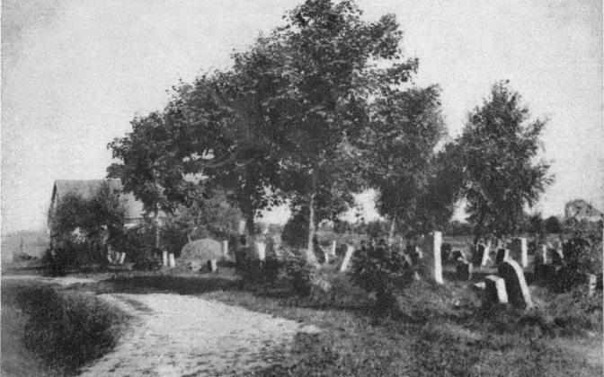 Довоенное фото Старого еврейского кладбища во Львове